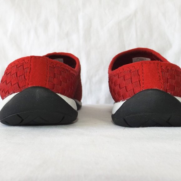 L.L. Bean, Bean Sport Woven, Red Slip Ons, Mint Condition! - Picture 7 of 9